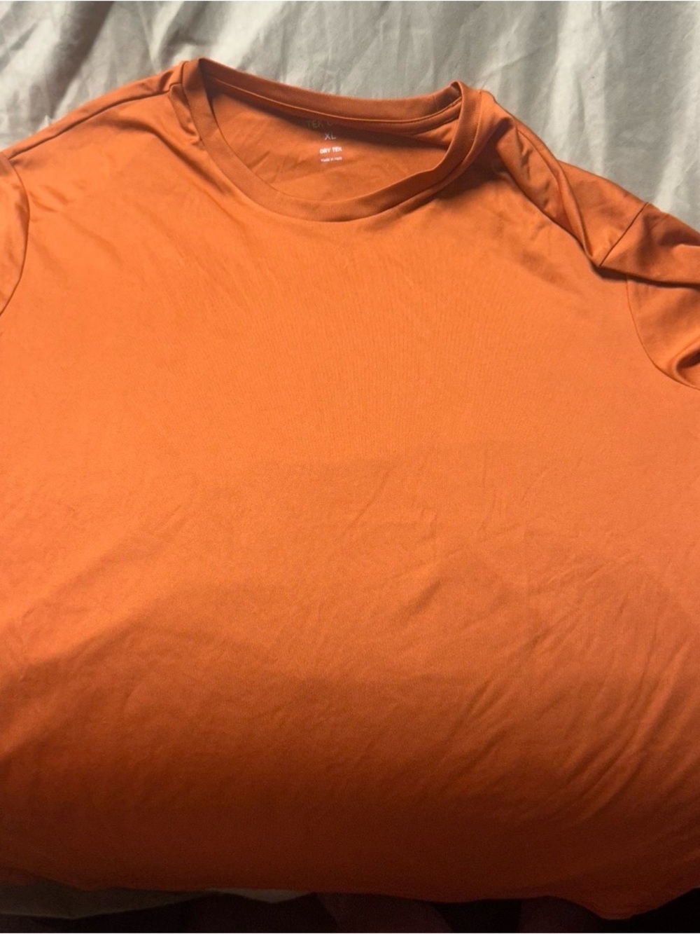 Tek Gear Dry Tek Men’s XL Orange Performance Athletic